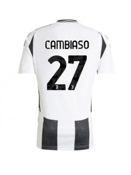 Juventus Andrea Cambiaso #27 Domaci Dres 2024-25 Kratak Rukavima